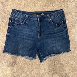 Seven7 Denim Blue Jean Shorts